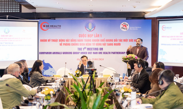Cuộc họp đầu tiên của Nhóm công tác kỹ thuật về động vật đồng hành tại Việt Nam