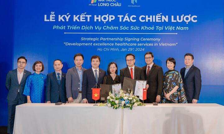 FPT Long Châu cùng IHH Healthcare Singapore xây hệ sinh thái chăm sóc sức khỏe