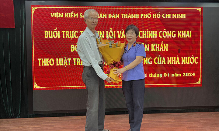 Sau 30 năm oan sai, giám đốc công ty được VKSND TP.HCM xin lỗi công khai