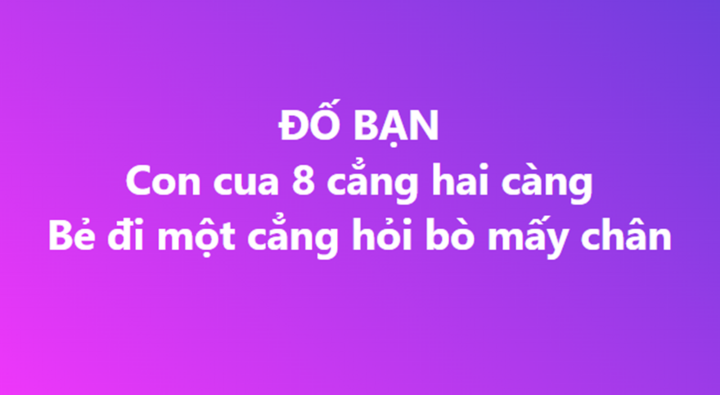 Người IQ cao chỉ mất 3 giây để trả lời câu đố mẹo này