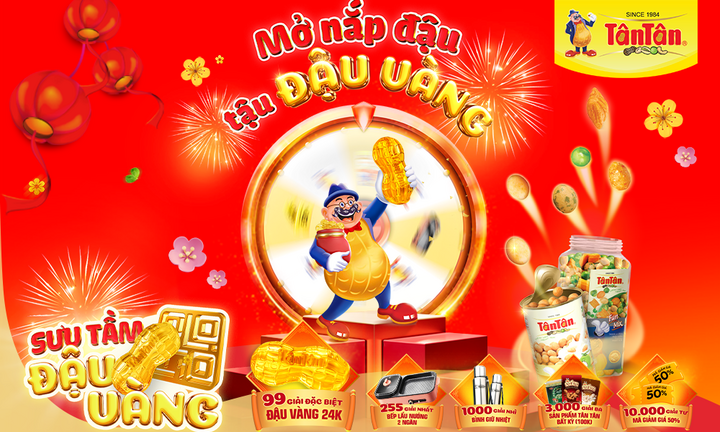 'Sưu Tầm Đậu Vàng' 2024: Tân Tân tung quà khủng với tổng giá trị hơn 2 tỷ đồng