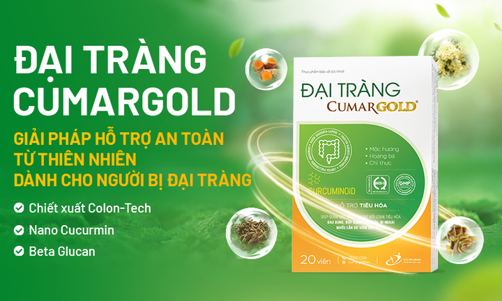 Đại tràng CumarGold - Thảo dược chuẩn hoá chuyên biệt cho người viêm đại tràng