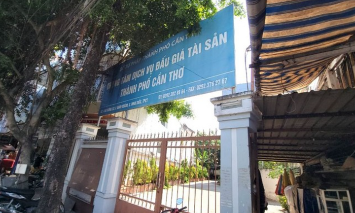 Chuyển cơ quan điều tra vụ sai phạm tại TT Dịch vụ đấu giá tài sản Cần Thơ