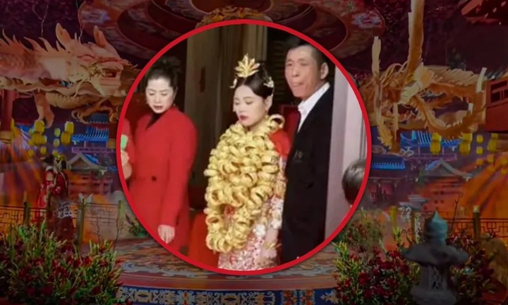 Choáng váng đám cưới xa hoa hơn 30 triệu USD, cô dâu đeo 100 vòng vàng