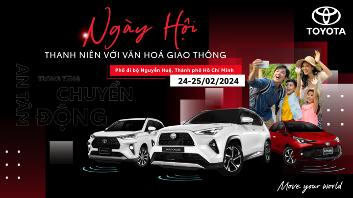 Đón 2024 cùng 'Ngày hội Thanh niên với văn hóa giao thông năm 2024' của Toyota