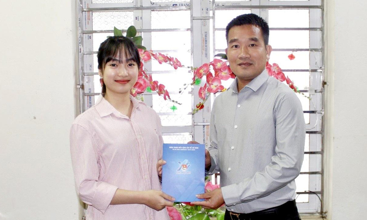 Nữ thanh niên duy nhất ở Hòa Bình tình nguyện nhập ngũ năm 2024