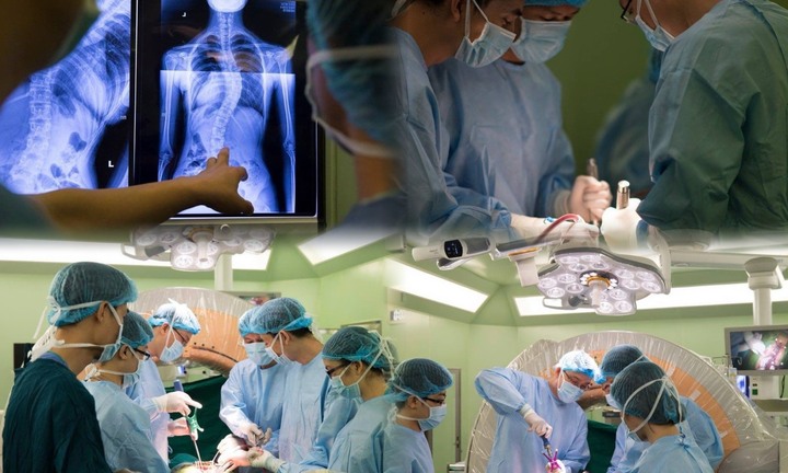 Bác sỹ trắng đêm chỉnh cột sống hình con rắn cho bé gái 13 tuổi