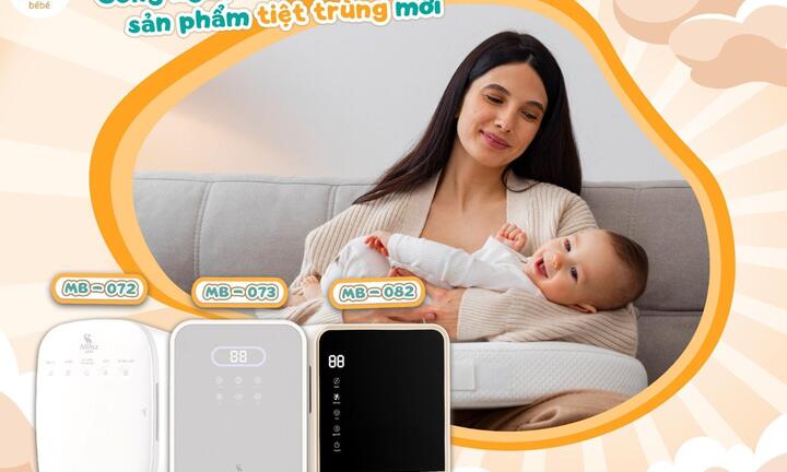 Công nghệ ION âm trong bộ sản phẩm tiệt trùng mới