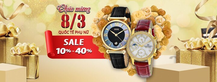 Gợi ý quà tặng đồng hồ cho ngày Quốc tế phụ nữ 8/3 đảm bảo ghi điểm với người ấy