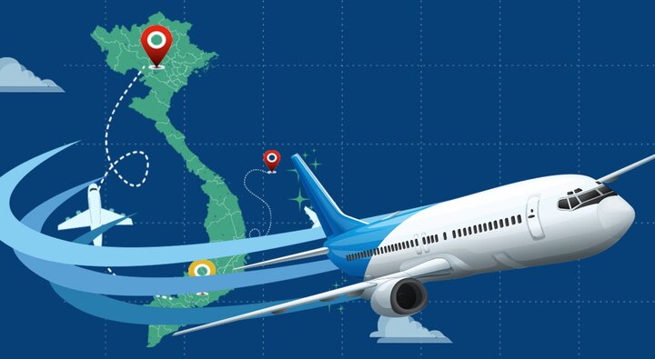 Infographic: Từ hôm nay, giá trần vé máy bay nội địa tăng thế nào?
