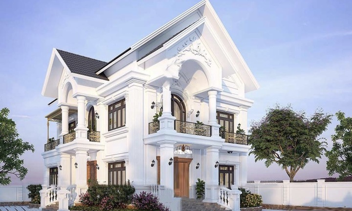 Tổng hợp các mẫu nhà 2 tầng mái chữ A