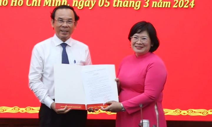 Bà Văn Thị Bạch Tuyết làm Trưởng ban Tổ chức Thành ủy TP.HCM