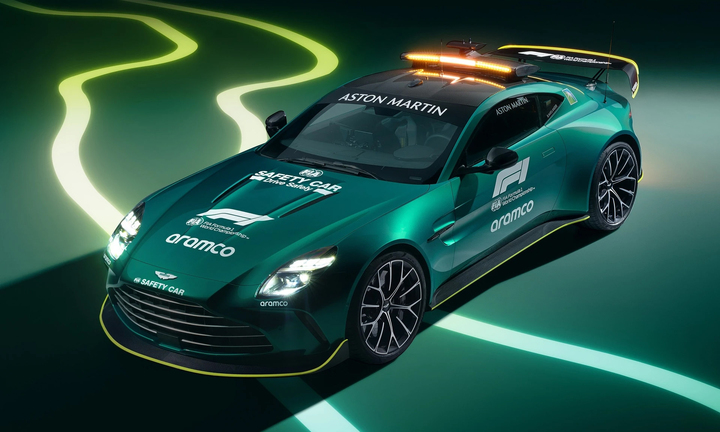 Aston Martin Vantage thế hệ mới làm xe an toàn cho giải đua F1 2024