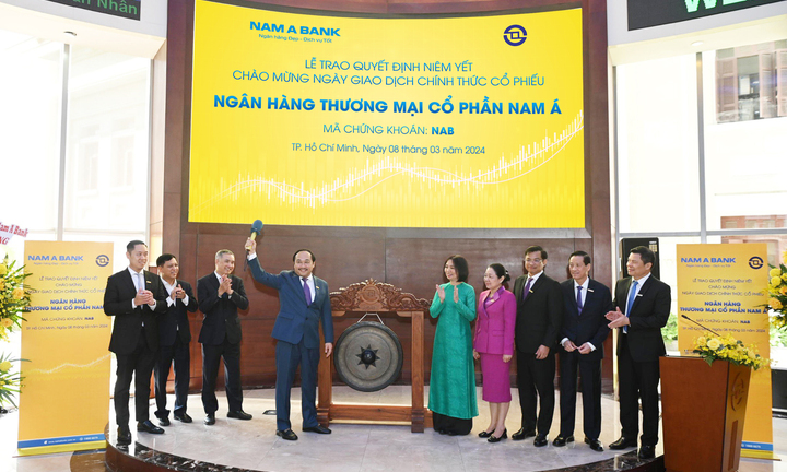 Cổ phiếu NAB chính thức giao dịch trên HOSE