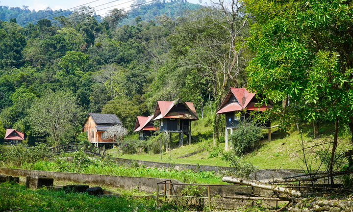 Khu du lịch suối nước khoáng bị bỏ hoang giữa rừng ở Hà Tĩnh