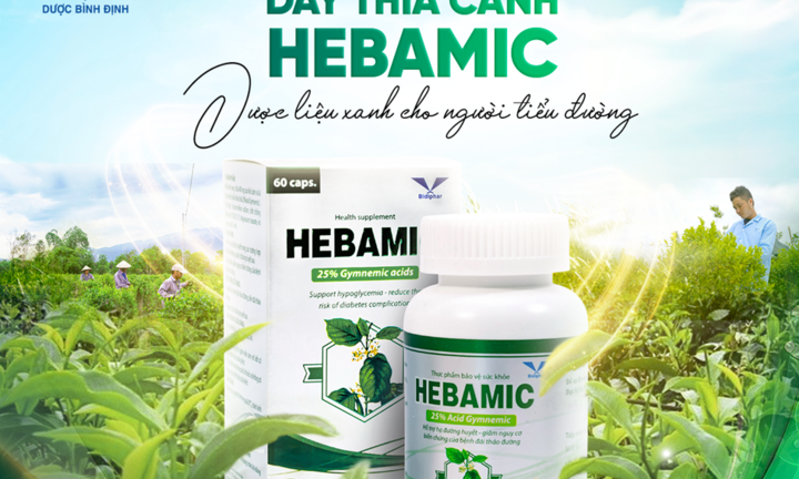 Hebamic: Giải pháp an toàn từ thìa canh 3 chuẩn giúp duy trì ổn định đường huyết