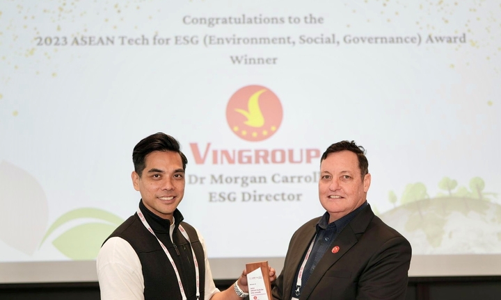 Vingroup giành giải thưởng Công nghệ bền vững ASEAN 2023