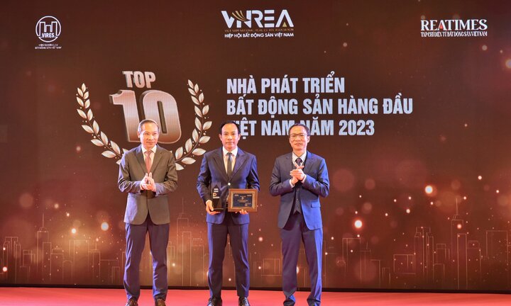 GELEXIMCO giành 'cú đúp' giải thưởng Thương hiệu Bất động sản dẫn đầu năm 2023