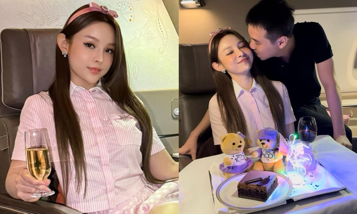 Phú bà showbiz kỷ niệm ngày cưới: Bay chuyên cơ, được chồng đại gia hôn tình tứ