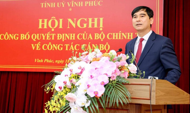 Bí thư Bình Thuận Dương Văn An được điều động giữ chức Bí thư Tỉnh ủy Vĩnh Phúc