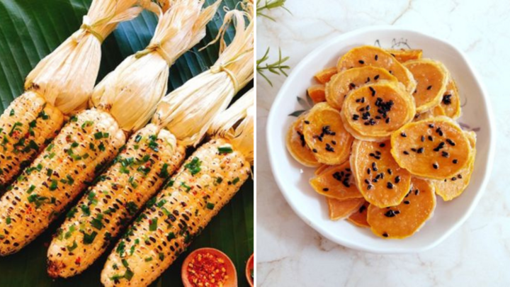 Cách làm ngô, khoai, sắn nướng thơm nức với biến tấu đơn giản