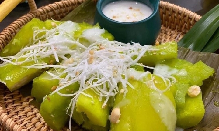 Cách làm sắn cốt dừa lá dứa