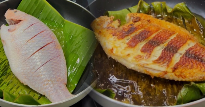 Cách rán cá không cần chảo chống dính 