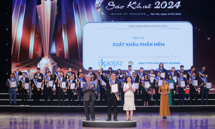 Kaopiz được vinh danh lần thứ 6 liên tiếp tại Giải thưởng Sao Khuê