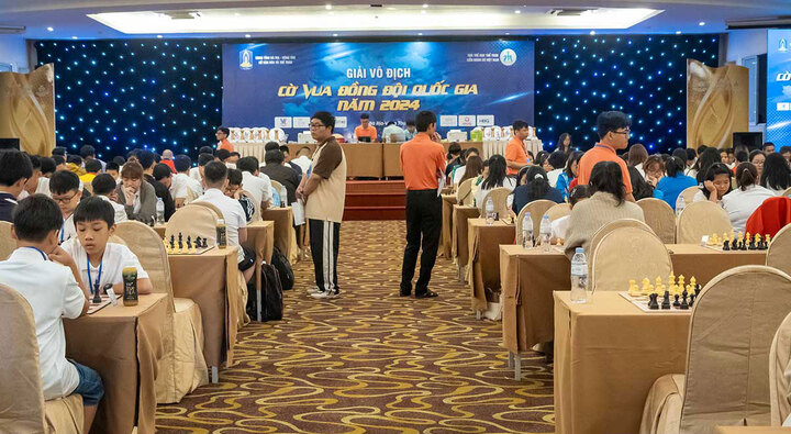 408 kỳ thủ góp mặt ở Giải vô địch Cờ vua đồng đội quốc gia 2024 