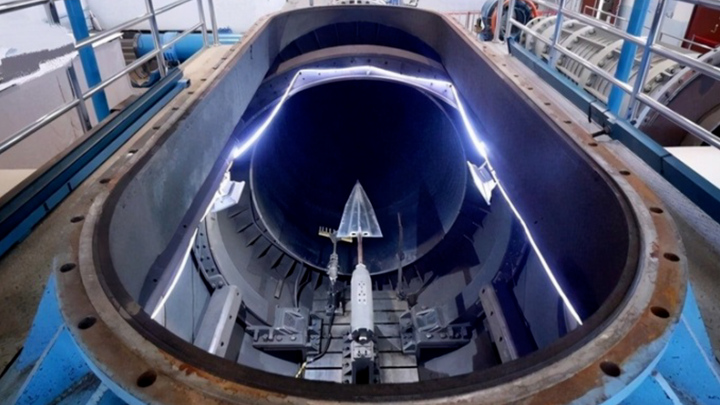 Đường hầm gió siêu thanh mạnh nhất thế giới đạt tốc độ 37.044 km/h