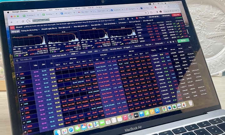 Chứng khoán rơi tự do gần 60 điểm, hơn trăm mã cổ phiếu giảm sàn