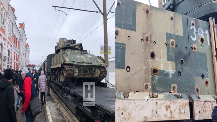 Xe tăng chiến lợi phẩm từ Ukraine giúp Nga tạo đạn chống tăng mới