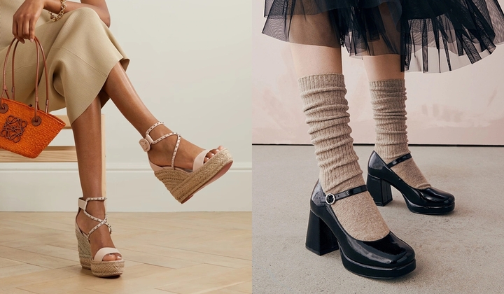 Những kiểu giày vừa tăng chiều cao, vừa không đau chân dành cho phái đẹp