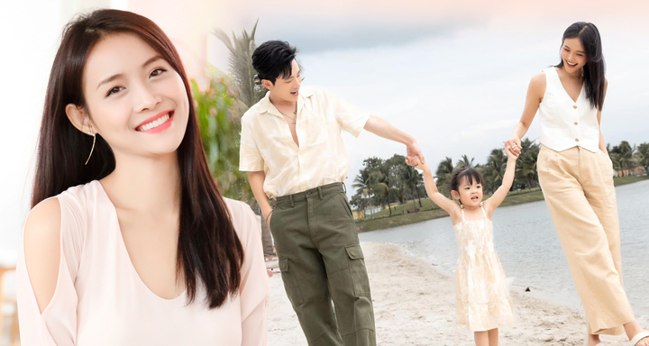 Á hậu Trương Mỹ Nhân: Bỏ lại hào quang showbiz để làm mẹ