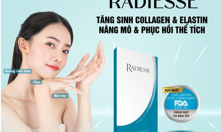 Chất làm đầy Radiesse từ Mỹ mang lại hiệu quả trẻ hóa và tái tạo toàn diện