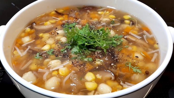Cách nấu súp chay thập cẩm ngon, bổ dưỡng đơn giản