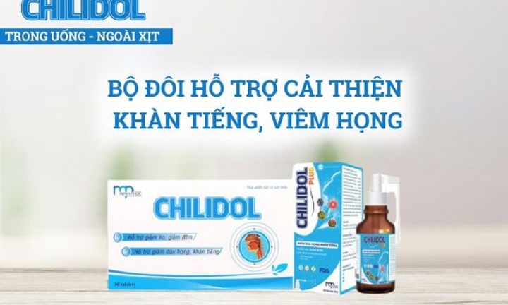 Bộ đôi trong uống - ngoài xịt hỗ trợ giảm khản tiếng, viêm họng cho cả gia đình