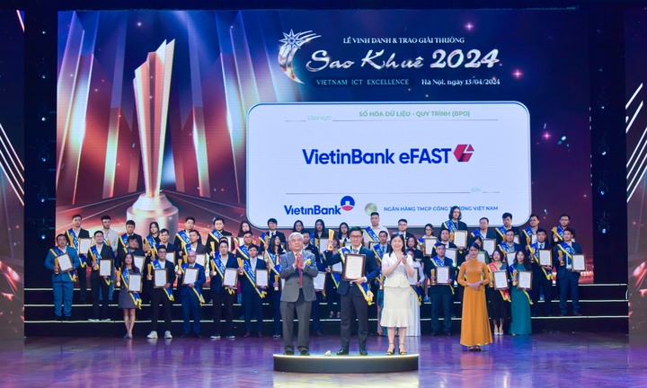VietinBank đạt 2 Giải thưởng Sao Khuê năm 2024