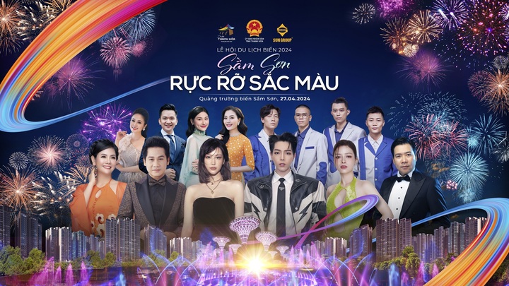 Khai mạc lễ hội du lịch biển: Sầm Sơn rực rỡ pháo hoa