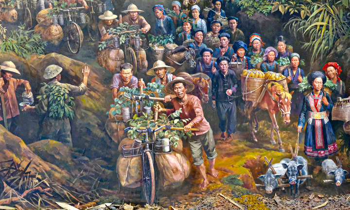 Chiêm ngưỡng bức tranh panorama tái hiện Chiến thắng Điện Biên Phủ