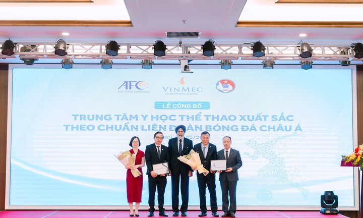 Trung tâm Y học thể thao Vinmec được công nhận xuất sắc theo chuẩn châu Á
