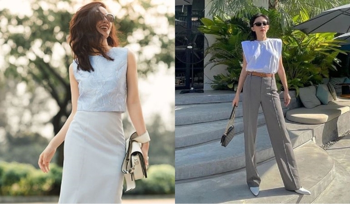 Cách mặc áo sát nách cho nàng thêm xinh tươi ngày hè