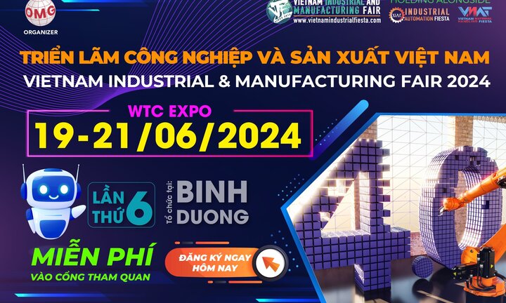 Sắp diễn ra Triển lãm Công nghiệp và Sản xuất Việt Nam tại Bình Dương