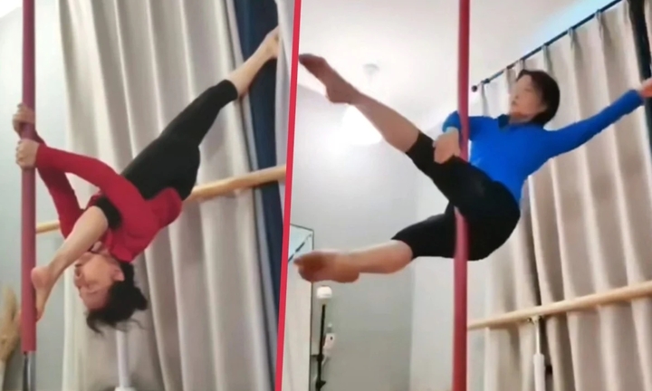 Cụ bà 78 tuổi gây sốt với tài múa cột, từng vô địch một cuộc thi chuyên nghiệp