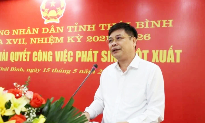 Giám đốc Sở Nội vụ giữ chức Phó Chủ tịch UBND tỉnh Thái Bình