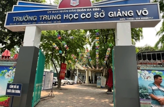 Thành lập Trường THCS Giảng Võ 2