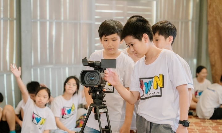 Học sinh được trải nghiệm làm phim miễn phí