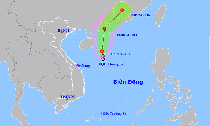 Áp thấp nhiệt đới trên Biển Đông có thể mạnh lên thành bão