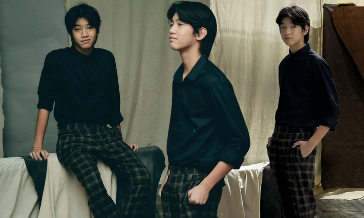 Cường Đô La khoe con trai 14 tuổi cao lớn, đẹp trai như tài tử 