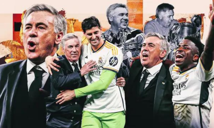 HLV Carlo Ancelotti xuất sắc nhất lịch sử Champions League
